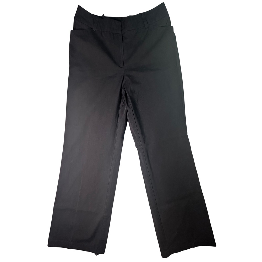 Tribal Black Stretch Trousers Office Career Minimalist Size 4 Preppy Business